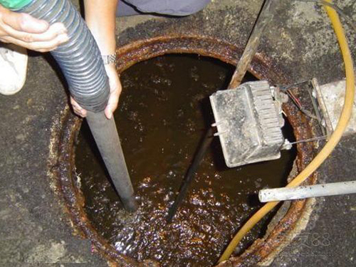 茅箭隔油池清理