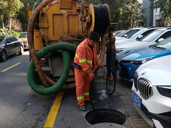 茅箭排污管道清淤